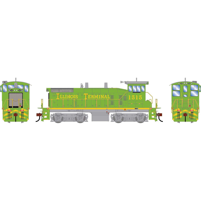 PREORDER Athearn HO 2537 EMD SW1500 Switcher Locomotive, Illinois Terminal