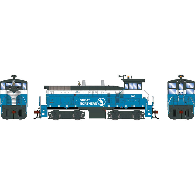 PREORDER Athearn HO 2539 EMD SW1500 Switcher Locomotive, Great Northern