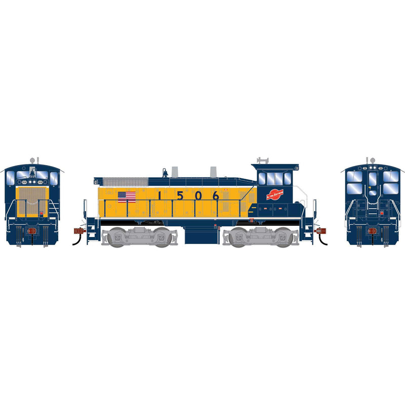 PREORDER Athearn HO 2522 EMD SW1500 Switcher Locomotive, Alton & Southern
