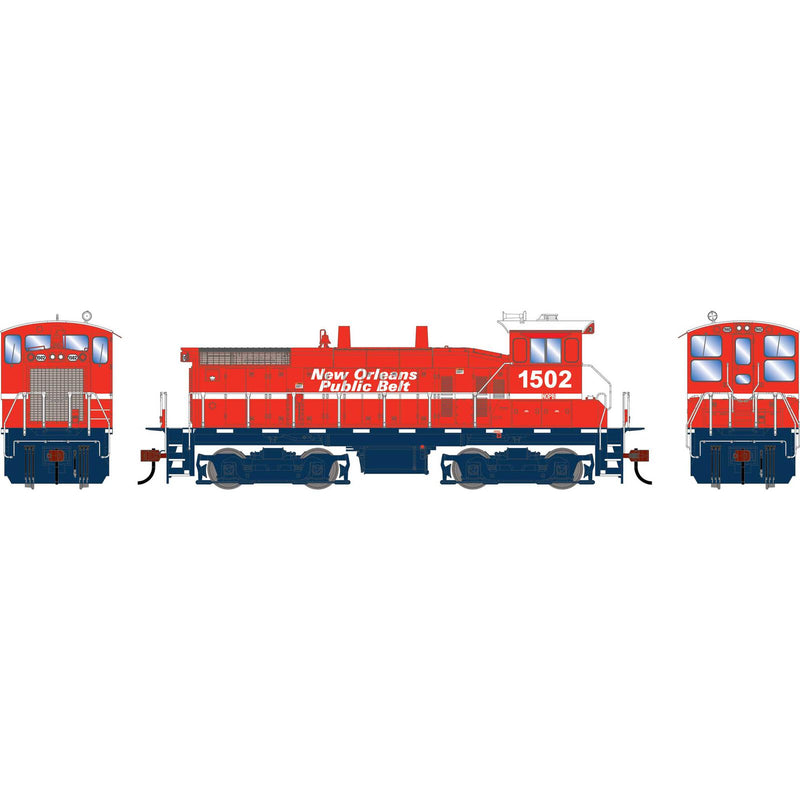 PREORDER Athearn HO 2545 EMD SW1500 Switcher Locomotive, New Orleans Public Belt