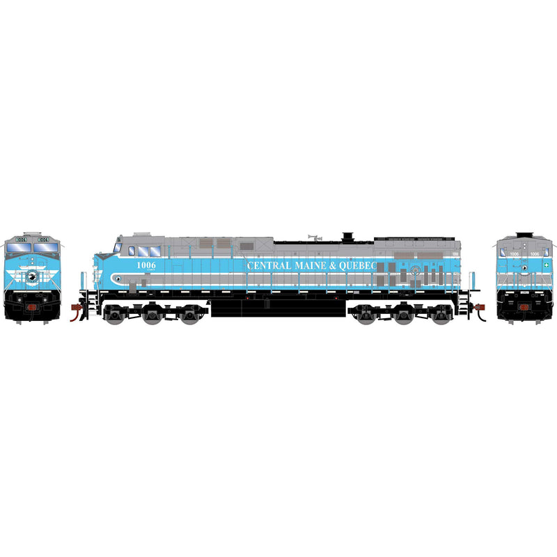 PREORDER Athearn HO 2574 GE AC4400CW Diesel Locomotive, Central Maine & Quebec