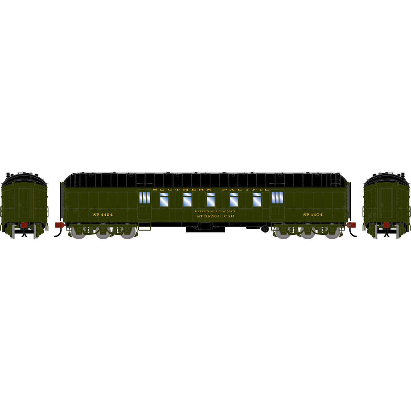 PREORDER Athearn HO 2587 60' Pullman Common Standard Postal Car, Southern Pacific