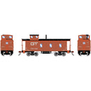 PREORDER Athearn HO ATH-2595 3-Window Caboose, Grand Trunk Western