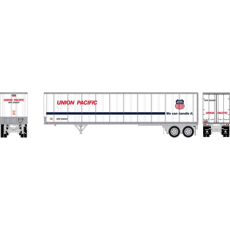 PREORDER Athearn HO ATH-2606 45ft Fruehauf Z-Van Smooth Side Trailer, Union Pacific