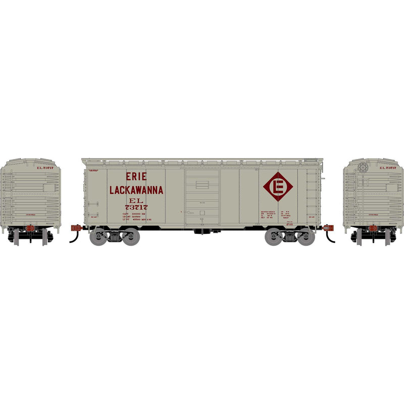 PREORDER Athearn HO ATH-2623 40ft Superior Door Box Car, Erie Lackawanna