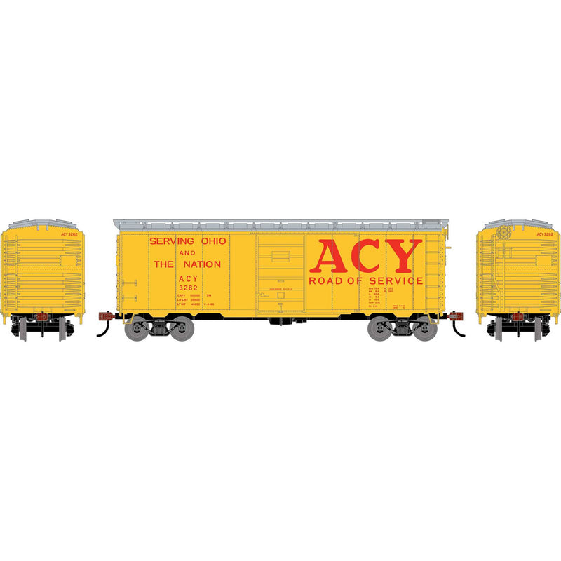 PREORDER Athearn HO ATH-2631 40ft Superior Door Box Car, Akron Canton & Youngstown