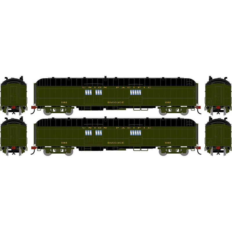 PREORDER Athearn HO ATH-2644 60ft Pullman Common Standard Baggage Car, Union Pacific