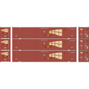 PREORDER Athearn HO ATH-2663 53ft Jindo Container, UMAX (3-Pack)