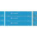 PREORDER Athearn HO ATH-2664 53ft Jindo Container, C.H. Robinson (3-Pack)