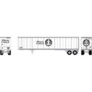PREORDER Athearn N ATH-2672 45ft Fruehauf Z-Van Smooth Trailer, Illinois Central