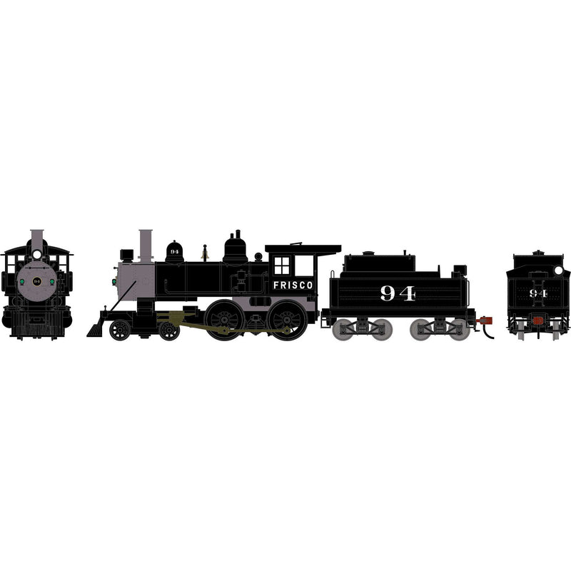 PREORDER Athearn HO 2696 4-4-0 Steam Locomotive, St. Louis-San Francisco