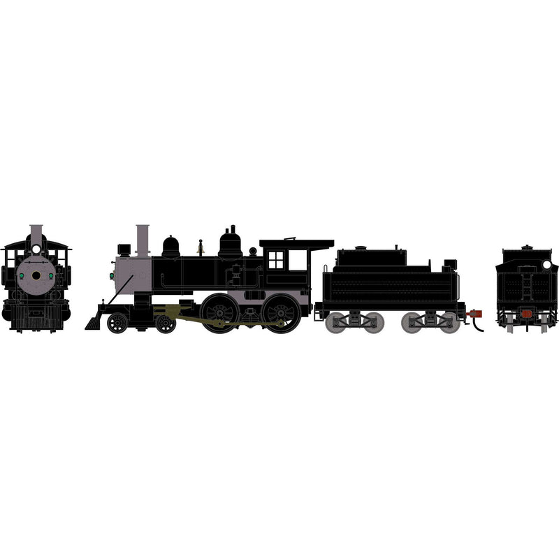PREORDER Athearn HO 2700 4-4-0 Steam Locomotive, Painted Unlettered (DCC & Sound Equipped) | 280.49