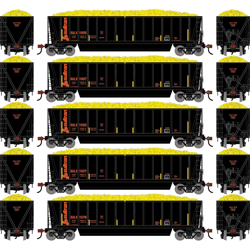 PREORDER Athearn HO 2755 Berwick Bathtub Gondola with Standard Sides & Load, Sultran