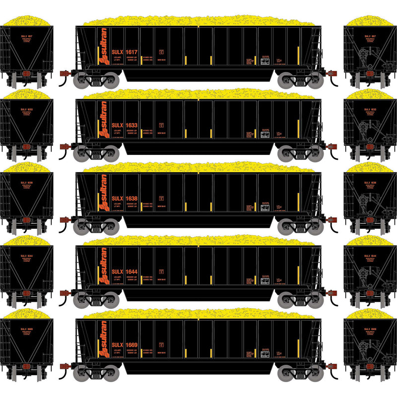 PREORDER Athearn HO 2756 Berwick Bathtub Gondola with Standard Sides & Load, Sultran
