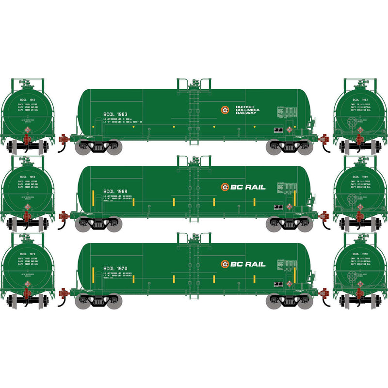 PREORDER Athearn HO 2761 20,900 Gallon Acid Tank Car, British Columbia