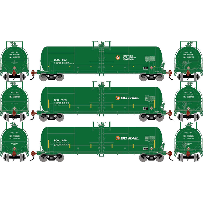 PREORDER Athearn HO 2761 20,900 Gallon Acid Tank Car, British Columbia