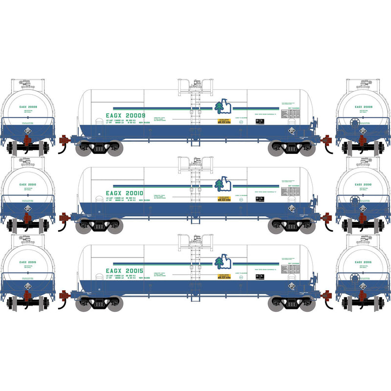 PREORDER Athearn HO 2764 20,900 Gallon Acid Tank Car, Eaglebrook