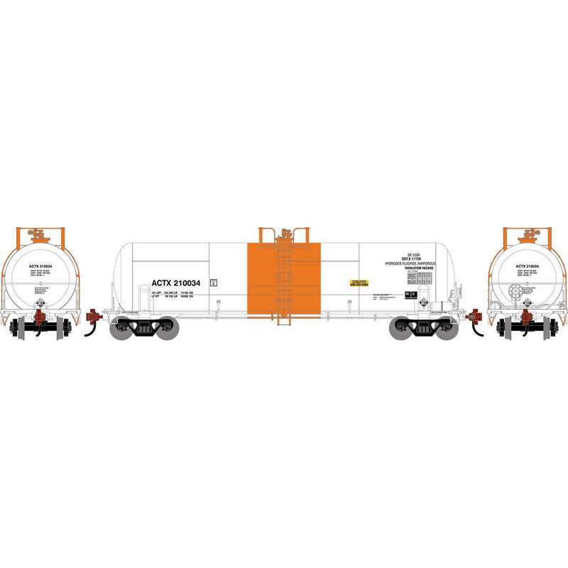 PREORDER Athearn HO 2775 20,900 Gallon Acid Tank Car, Honeywell International Incorporated