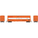 PREORDER Athearn HO 2781 50' FMC 5327 12' Plug Door Box Car, Green Bay & Western