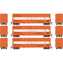 PREORDER Athearn HO 2782 50' FMC 5327 12' Plug Door Box Car, Green Bay & Western