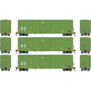 PREORDER Athearn HO 2784 50' FMC 5327 12' Plug Door Box Car, Bay Line