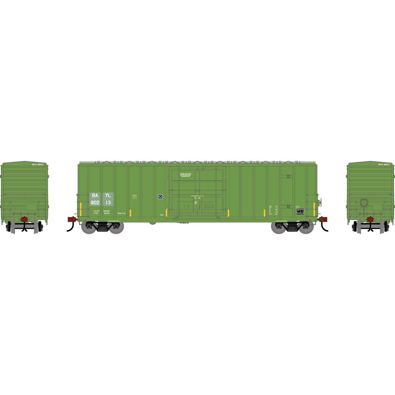 PREORDER Athearn HO 2785 50' FMC 5327 12' Plug Door Box Car, Bay Line