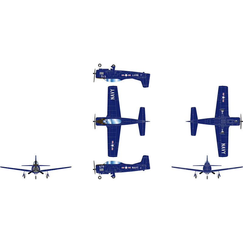 PREORDER Athearn HO 2802 North American T-28B Trojan Airplane, US Navy NX228TS