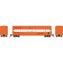 PREORDER Athearn N 2806 50' FMC 5327 12' Plug Door Box Car, Green Bay & Western