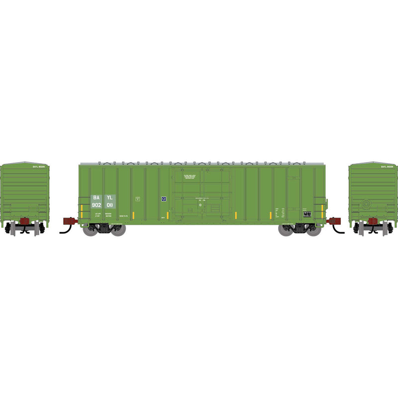 PREORDER Athearn N 2808 50' FMC 5327 12' Plug Door Box Car, Bay Line