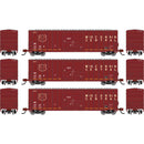 PREORDER Athearn N 2813 50' FMC 5327 12' Plug Door Box Car, Wisconsin Central