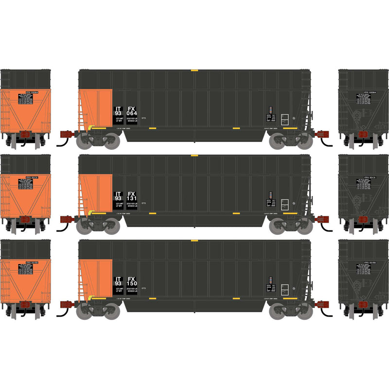 PREORDER Athearn N 2822 Berwick Bathtub Gondola with Extended Sides, Infinity Transportation (Primed for Grime)