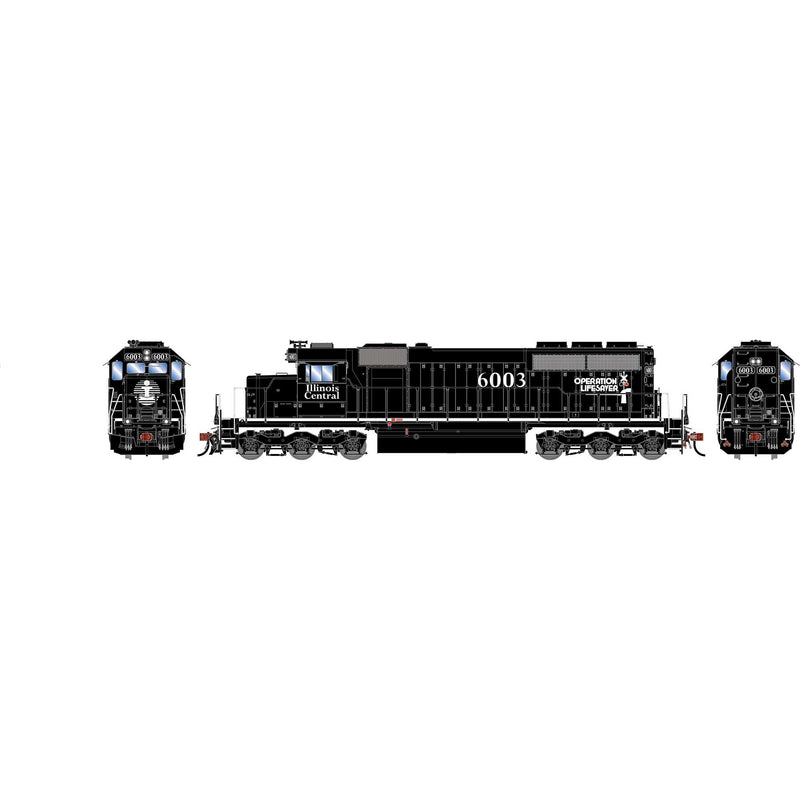PREORDER Athearn HO 2840 SD40R Diesel Locomotive, Illinois Central OLS