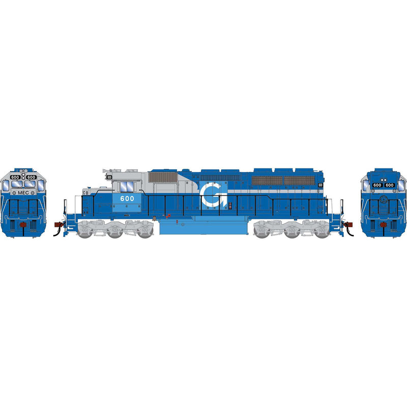 PREORDER Athearn HO 2884 SD40 Diesel Locomotive, Maine Central Guilford Ex-DEEX (Primed For Grime)