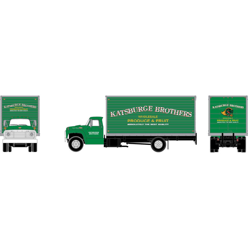 PREORDER Athearn HO 2895 Ford F-850 Box Van, Katsburge Brothers | 33.04