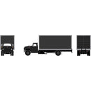 PREORDER Athearn HO 2896 Ford F-850 Box Van, Gloss Black Unlettered | 33.04