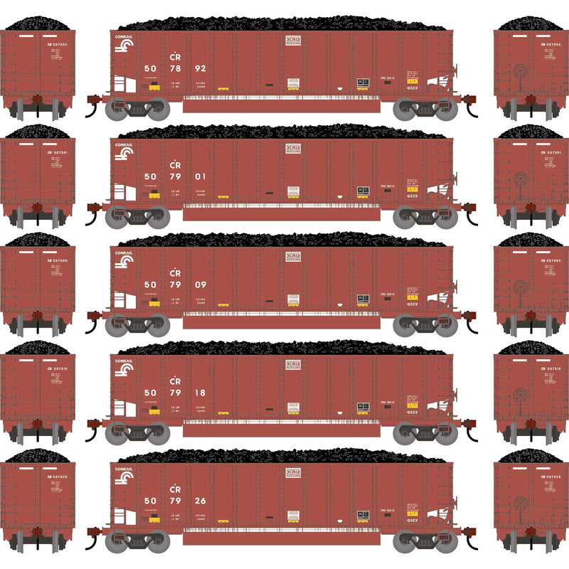 PREORDER Athearn HO 2901 Bethgon Coalporter with Coal Load, Conrail Primed For Grime
