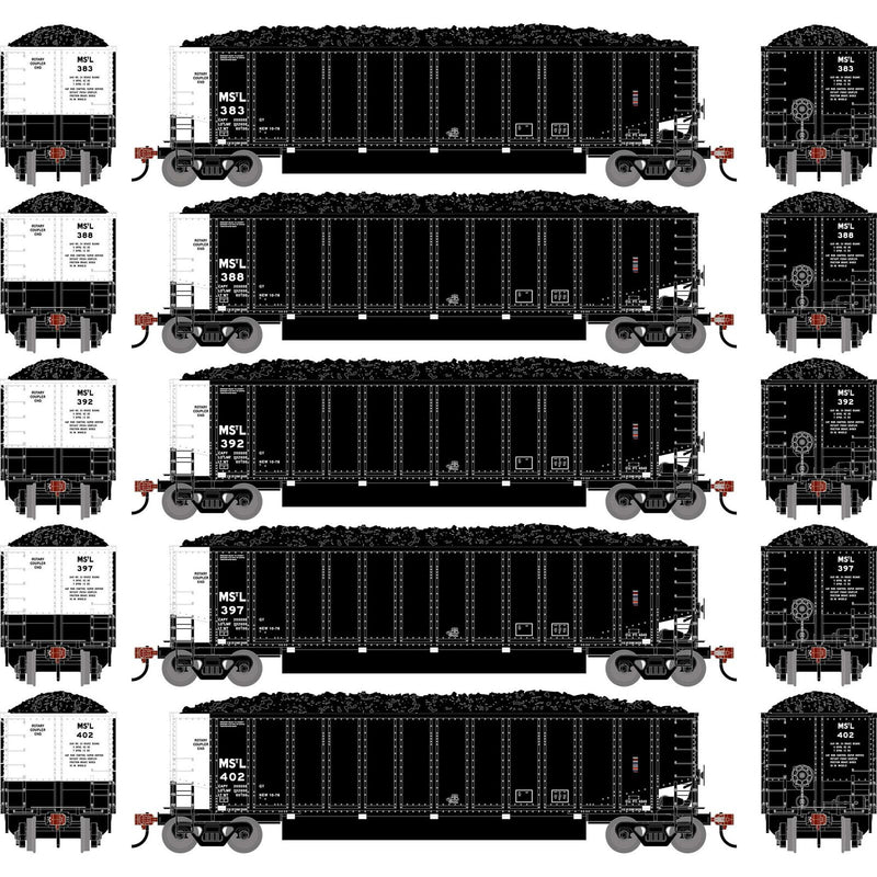 PREORDER Athearn HO 2904 Bethgon Coalporter with Coal Load, Minneapolis & St. Louis