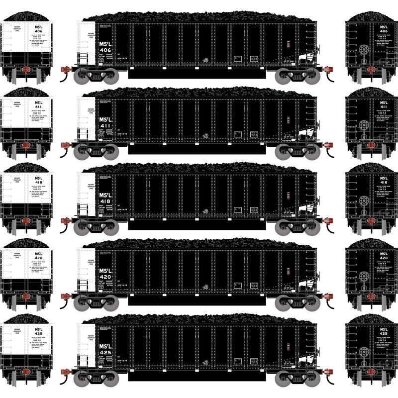 PREORDER Athearn HO 2905 Bethgon Coalporter with Coal Load, Minneapolis & St. Louis