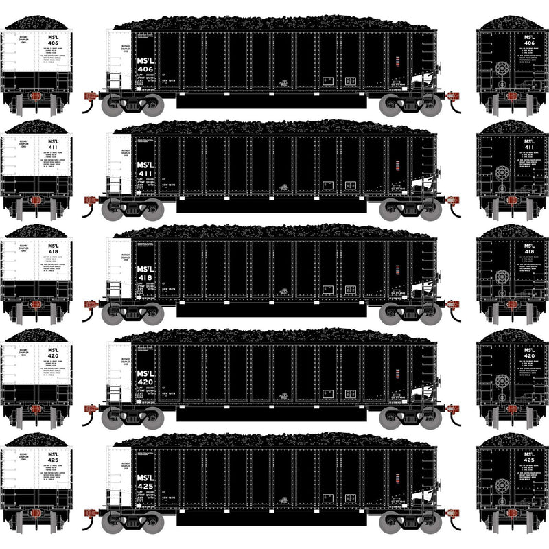 PREORDER Athearn HO 2905 Bethgon Coalporter with Coal Load, Minneapolis & St. Louis