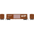 Athearn HO 2914 50' FMC 5077 Centered Double Door Box Car, Western Pacific