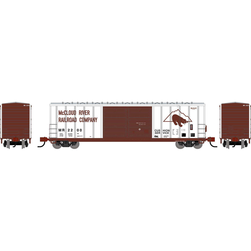 PREORDER Athearn N 2940 50' FMC Centered Double Door Box Car, Montana Rail Link