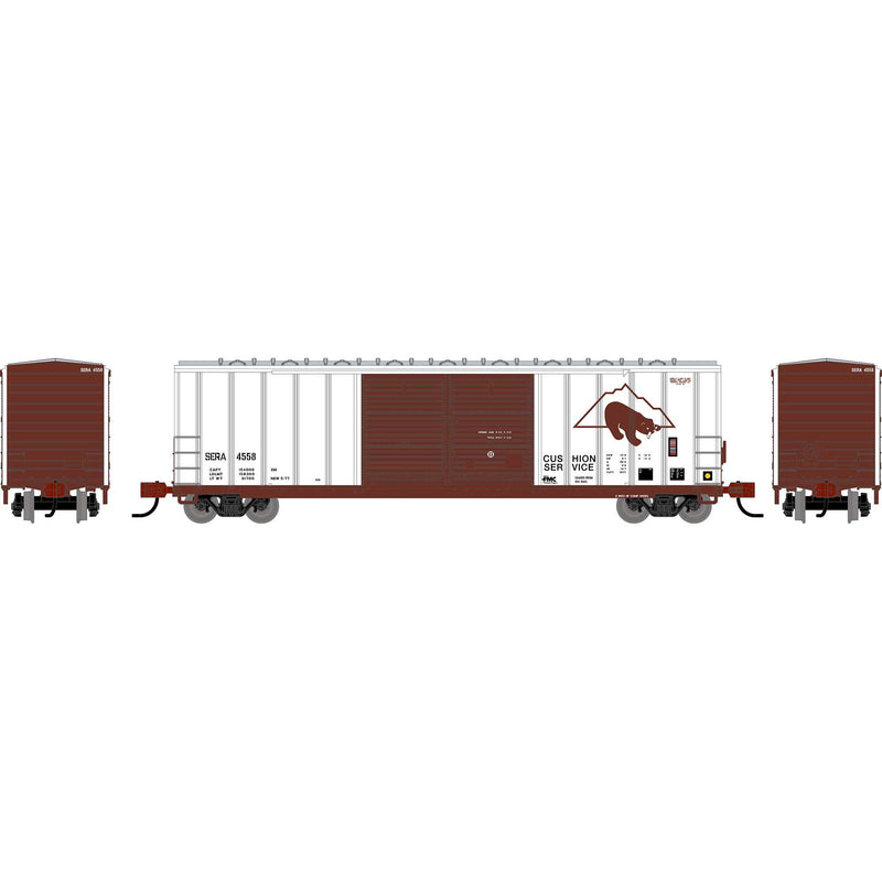 PREORDER Athearn N 2943 50' FMC Centered Double Door Box Car, Sierra