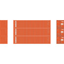 PREORDER Athearn HO 3019 40' Corrugated Low-Cube Container, Messina Line