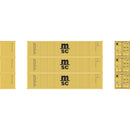 PREORDER Athearn HO 3020 40' Corrugated Low-Cube Container, Mediterranean Shipping