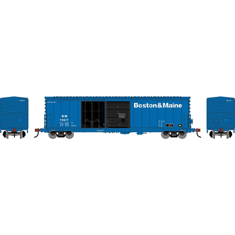 PREORDER Athearn HO 3023 50' ACF Combination Door Box Car, Boston & Maine