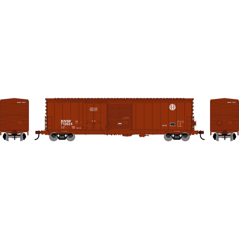 PREORDER Athearn HO 3027 50' ACF Combination Door Box Car, Burlington Northern Santa Fe