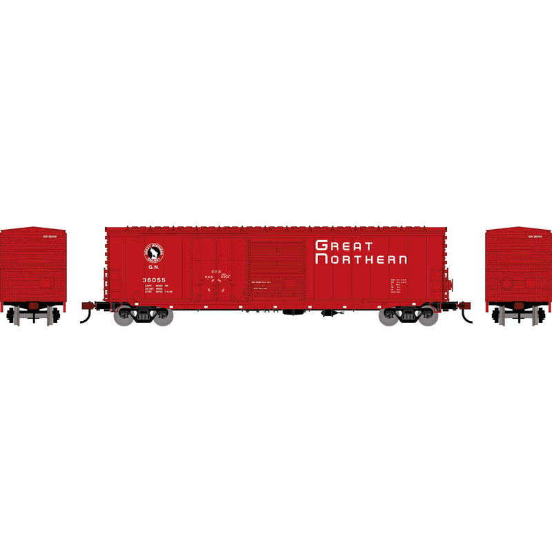 PREORDER Athearn HO 3029 50' ACF Combination Door Box Car, Great Northern