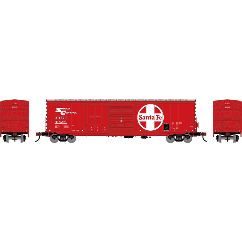 PREORDER Athearn HO 3039 50' ACF Combination Door Box Car, Atchison Topeka & Santa Fe