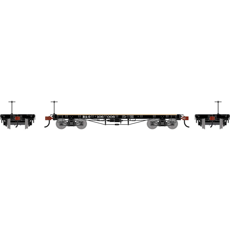 PREORDER Athearn HO 3091 36 Flat Car, Baltimore & Ohio