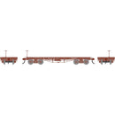 PREORDER Athearn HO 3097 36 Flat Car, Central of New Jersey
